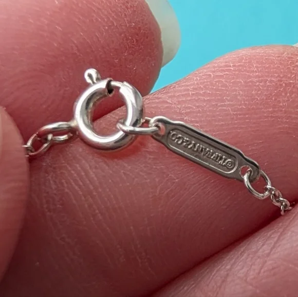 Tiffany & Co. 1837 Small Sterling Silver Interlocking Circles Necklace - Picture 12 of 14